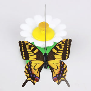 Automatic Electric Rotating Cat Toy Colorful Butterfly Bird Animal Shape Plastic Funny Pet Dog Kitten Interactive Training Toys