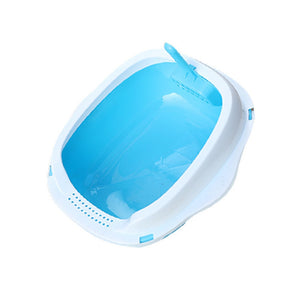 Cat Bedpan Anti Splash Kitten Toilet Litter Box Plastic Home Sand Box Clean Toilette Puppy Ceaning Toilet Training Pet Supplies