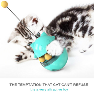 Cat Toy Interactive Tumbler Funny Cat Ball Funny Cat Stick Funny Feeder Cat Supplies Pet Supplies