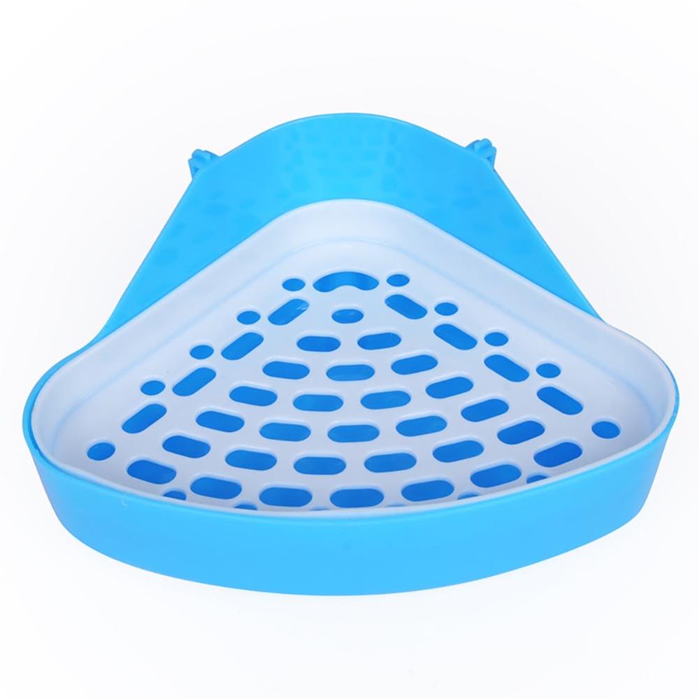 Dog Cavy Rabbit Puppy Plastic Potty Training  Pet Toilet Small Animal Litter Tray Corner for Hamster Pig Cat Rabbit Pee