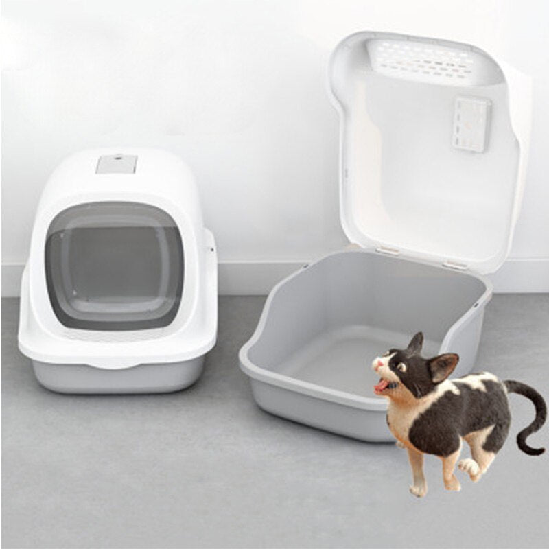 Great cat litter box fully enclosed cat washcloth type aleta odor tests and spatter tests cats maca Basin products for pets
