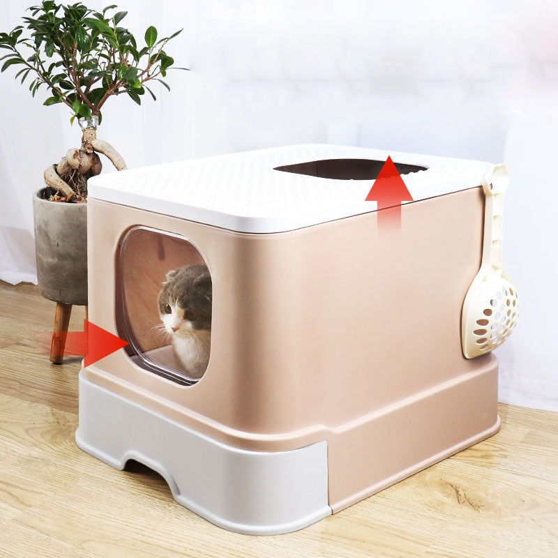 New cat litter Drawer cat toilet Fully Closed pets Fat Cat toilet Cat Litter Basin Deodorant caja de arena para gato litter box