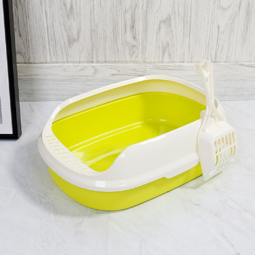 Pet Cat Litter Box Dog Toilet  Cat Dog Tray Teddy Anti-Splash Toilette With Cat Litter Shovel Puppy Cats Indoor Home Sandbox#15