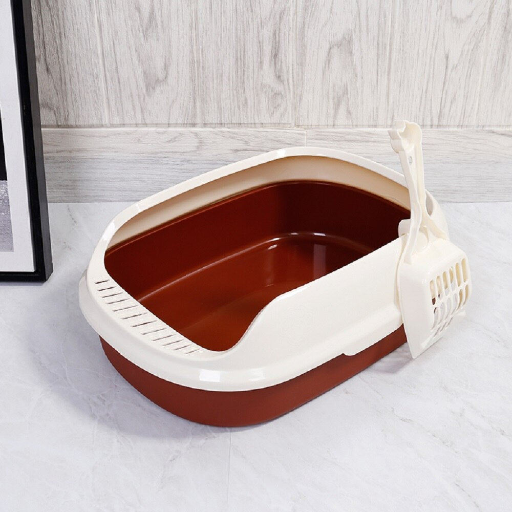 Pet Cat Litter Box Dog Toilet  Cat Dog Tray Teddy Anti-Splash Toilette With Cat Litter Shovel Puppy Cats Indoor Home Sandbox#15