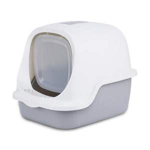 Pet Cat Litter Box Large Fully Enclosed Cat Toilet Pet Supplies Splash Proof Cat Potty