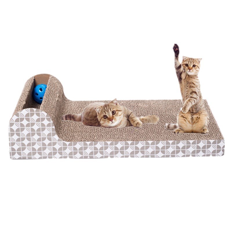 Pet Dog Cat Kitten Corrugated cat Scratch Board Pad Scratcher Bed Mat Claws Care Interactive Toy For Pet Training Cat toys