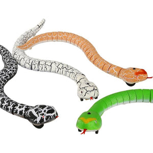 Pet Supplies Gadgets Jokes Rattle Machine Remote Control Snake Radio Control Toys For Pet Cat or Small Dogs Children Toys